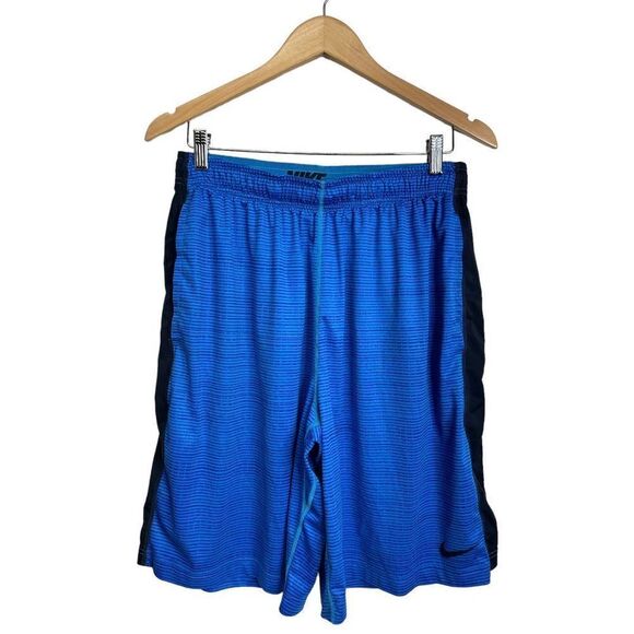 Nike Shorts Mens‎ Drawstring Dri-fit Blue/Black Athletic Size Large - Picture 1 of 8
